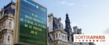 Déclarez vos mots d'amour sur les panneaux lumineux de Paris
