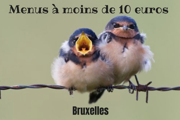Où manger pour 10 euros à Bruxelles ?!