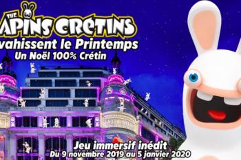 Escape game Lapins Crétins au Printemps Haussmann