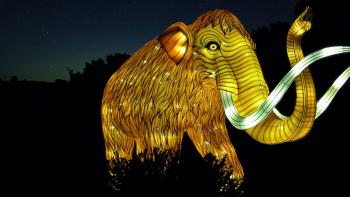 Gigantesques animaux lumineux au Jardin des Plantes