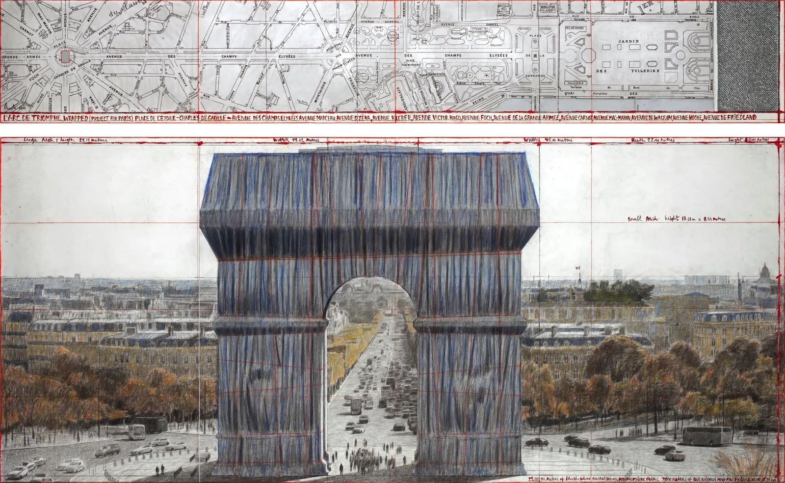 L’Arc de Triomphe, Wrapped par l’artiste Christo