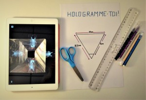 Atelier numérique et créatif : la création d’hologramme