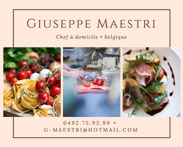Chefs à domicile : Giuseppe Maestri